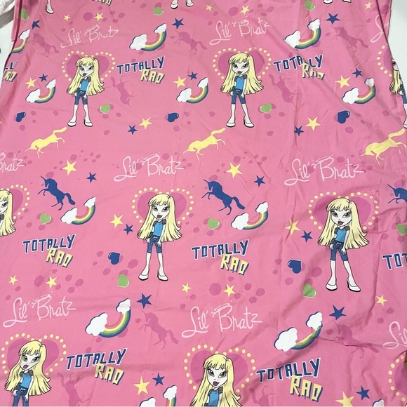 Lil' Bratz Doll Single Bed Flat Sheet - Picture 1 of 16